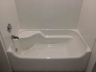 fitted bathtub just refurbished