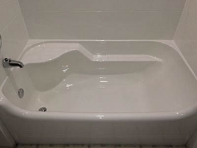 styled bathtub