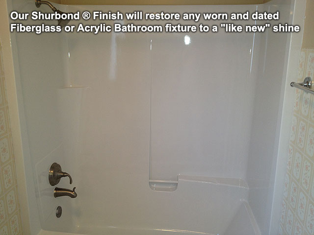 Bathtub refinishing with Shurbond  Finish