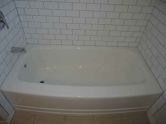 this bathtub is like a brand new tub