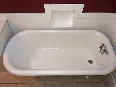 antique bathtub refinished