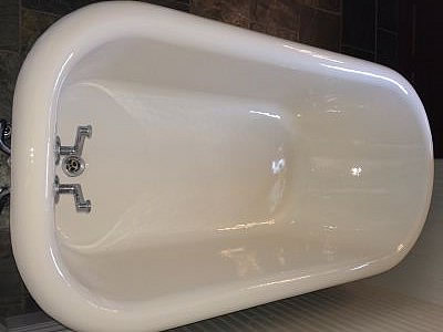 reglazed clawfoot tub