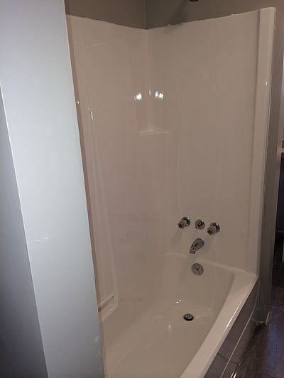 Refinished Acrylic Shower