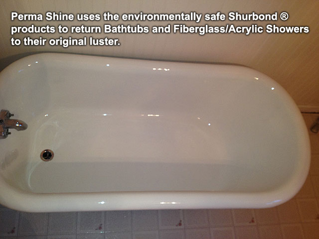 an antique bathtub freshly refinished