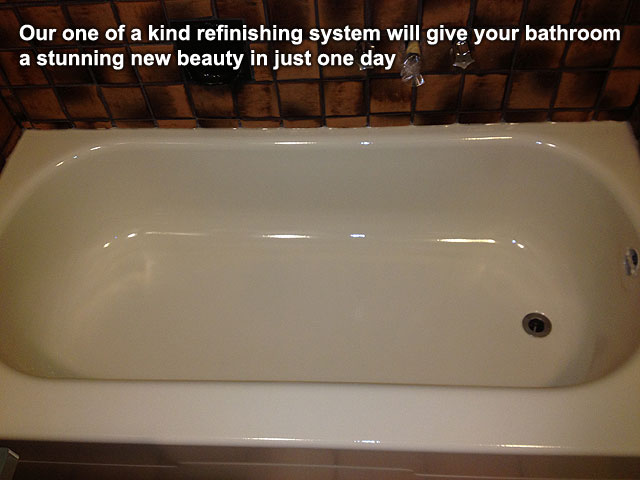 a beautiful bathtub refinished in Kelowna